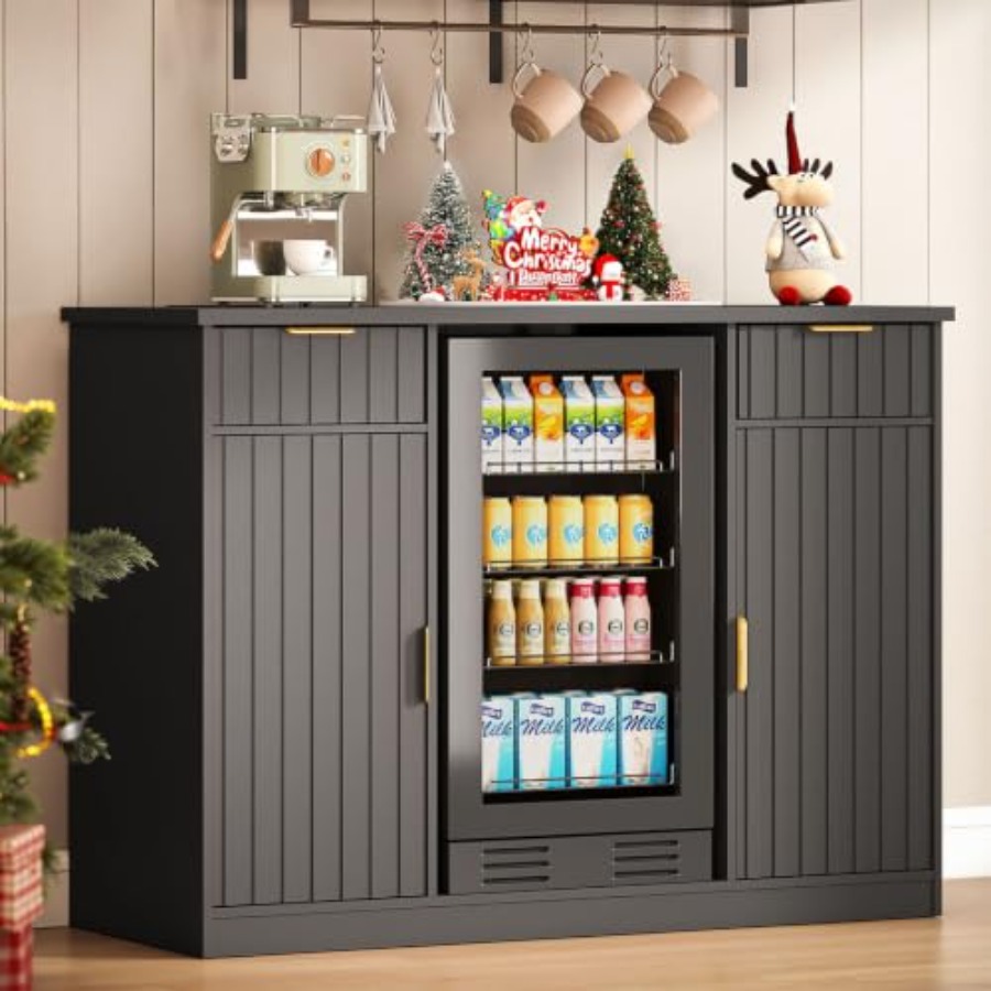 Home Bar And Fridge - Lemari Kopi 53 dengan Ruang Kulkas