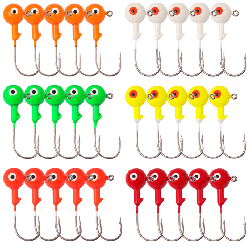 Jigger Double Sided - 60 Buah/Tas Kepala Jig Timbal Kait