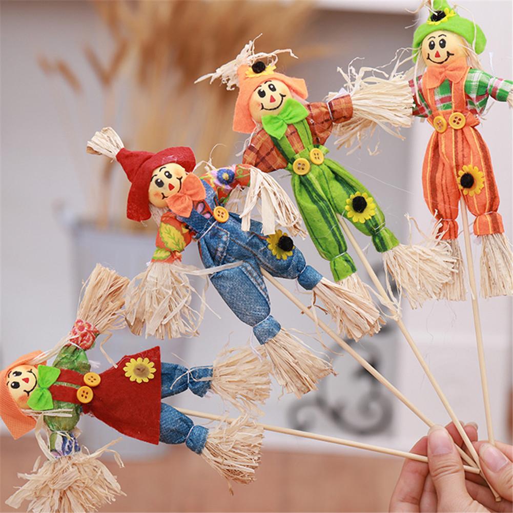 Home Bar Setup - 2PCS Set Dekorasi Halloween Scarecrow Tema