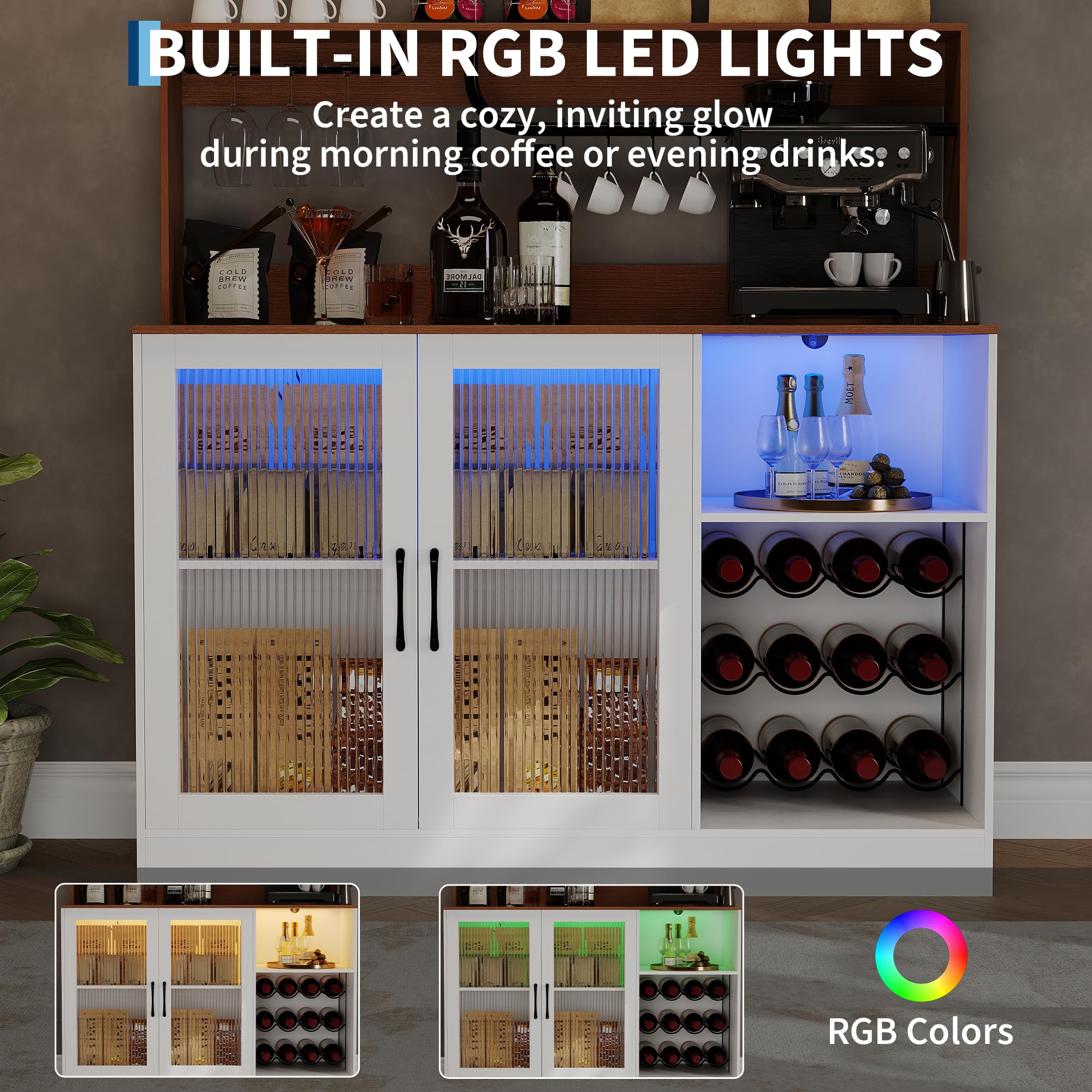 Lemari Bar Anggur Dengan Lampu - Home Bar Setup ulasan dan harga