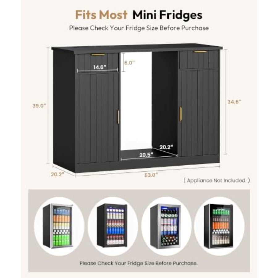 Lemari Kopi 53 dengan Ruang Ku - Home Bar And Fridge ulasan dan harga