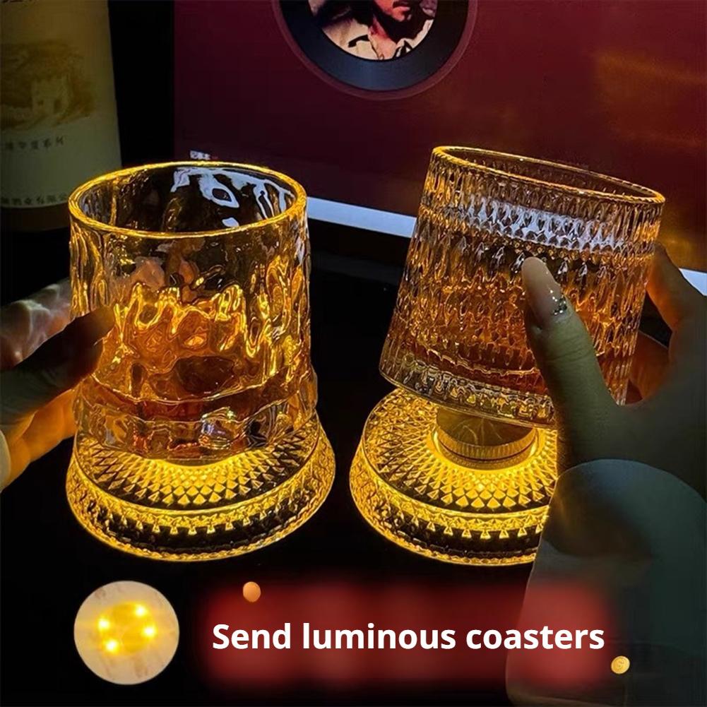 Gelas Wiski Berputar dengan Al - Highball Glass Set ulasan dan harga